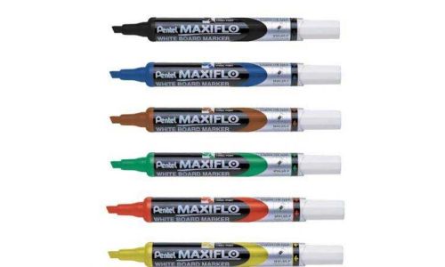 Pentel Maxiflo Whiteboard Marker , Assorted (Pack of 8)