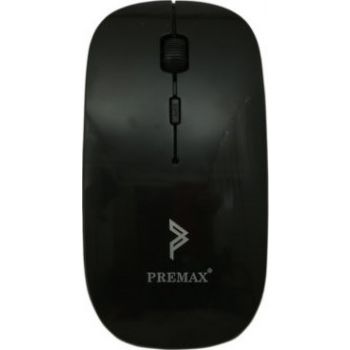 Premax Slim Wireless Optical Mouse, PM-WM16BK - Black