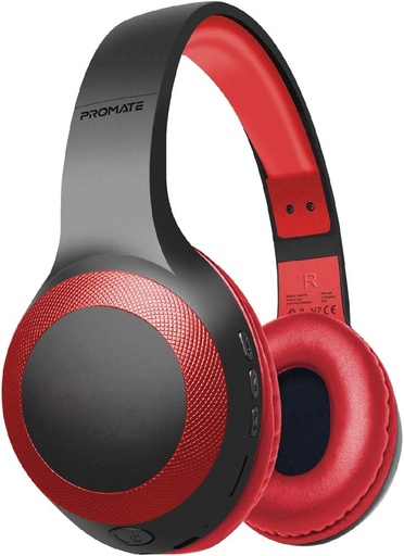 Promate Wireless Headphone, Powerful Deep Bass Bluetooth v5.0 Headphone