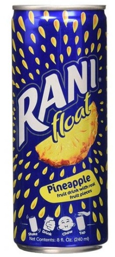 Rani Float Pineapple With Real Fruit Pieces 240ml (Pack of 24 Cans)