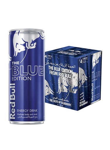 [13246] Red Bull Blue Edition Energy Drink, 24 Cans x 250ml