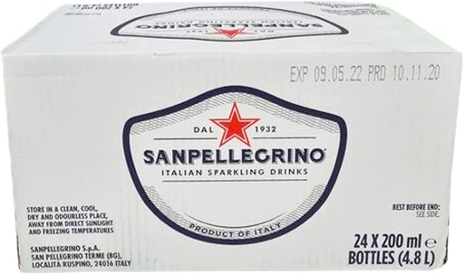 S. Pellegrino Tonic Citrus Flavored Tonic Water (200 ml x 24)