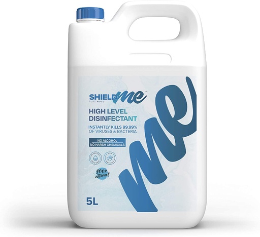 SHIELDme High Level Hand Sanitizer and Surface Disinfectant 100% Natural - 5L