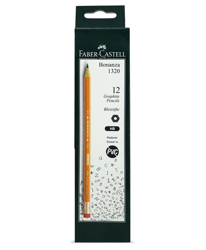 Faber Castell 1320 Bonanza HB Pencils (Pack of 12)