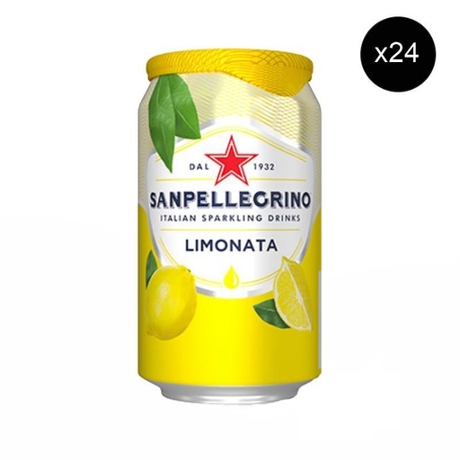 [1920] San Pellegrino Limonata Sparkling Juice (24 Cans of 330mL)