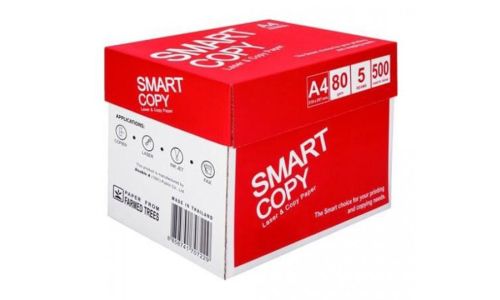 Smart Copy Photocopy Paper - A4, 80GSM, 5 Ream / Box