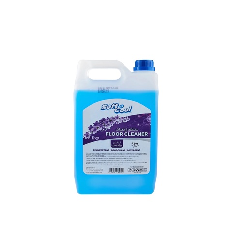 Soft n Cool Disinfectant Floor Cleaner Lavender , 5liters (Case of 4)