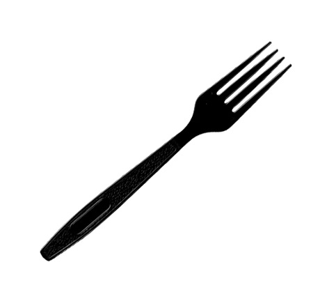 Super Touch Heavy Duty Plastic Table Forks , Black  ( Pack of 50 ) x 20 Packs  ( 1000pcs)