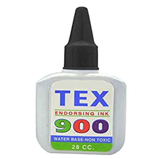 TEX Stamp Pad Ink, Black