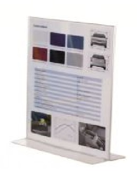Tecnostyl PB101 Brochure Acrylic Stand , A4 , Transparent ( T-base)