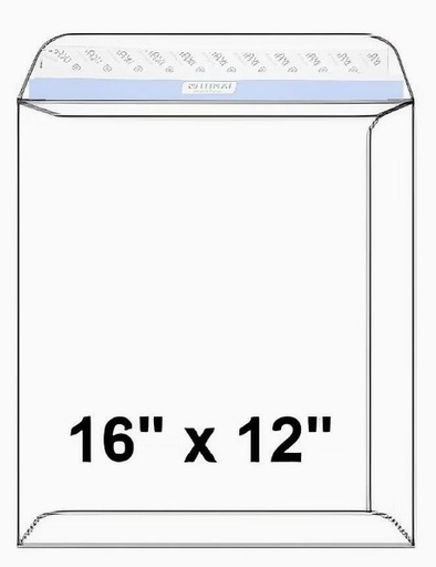 MAXI Mx-W16x12 Peel and Seal White Envelopes (16 x 12 Inch) , A3 ( Pack of 50)