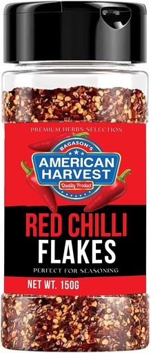 American Harvest Chilli Flakes In Jar, 150 gm