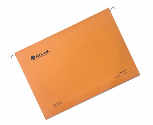 Atlas AS-F85130-OE Hanging File F/S with Fastener , Orange (Pack of 50)