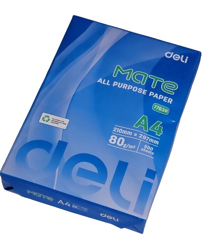 deli MATE sustainable Printer Paper A4 - 80 GSM - Box of 5 Reams