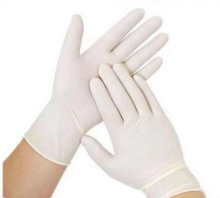 MaxCare Latex Examination Gloves - Powder free - Medium(Pack of 100)