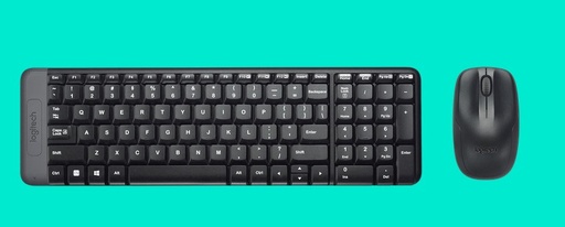Logitech Wireless Mk220 Keyboard And Mouse Combo (Black)
