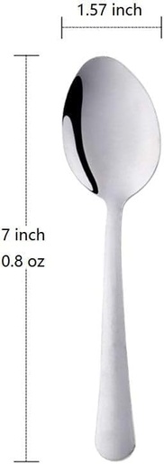 Generic Stainless Steel Table Spoons , 19cm  ( Set of 6)