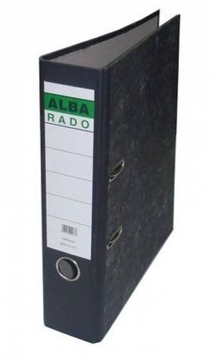 Modest Alba Rado AL603 Marble Box File - 3 Inch Spine, F/S, Black