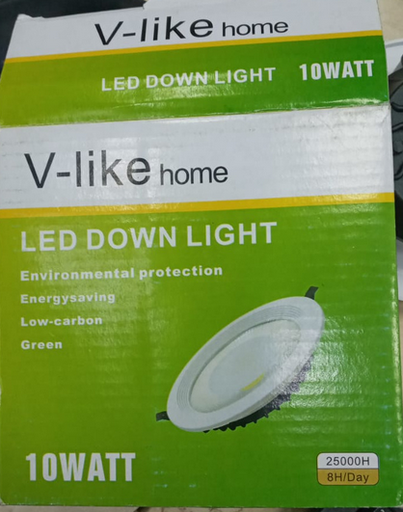 V-Like Home LED Down Light, 10watts