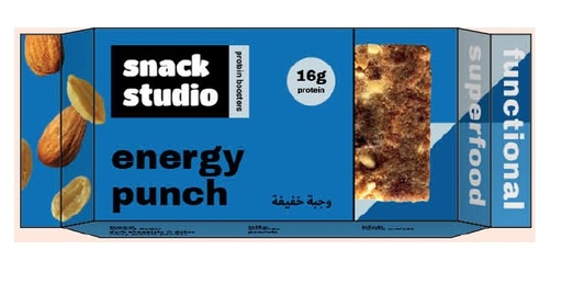 Snack Studio Energy Punch Protein Bars - 55 grams
