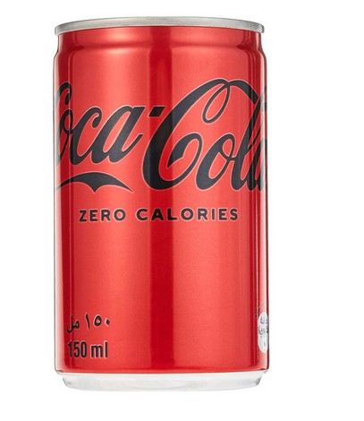Coca-Cola Soft Drink Zero Sugar, 150ml (Pack of 15)