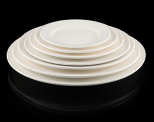 ALMKAN 08-043 Flat Plate 26 cm , 10 inches - Ivory