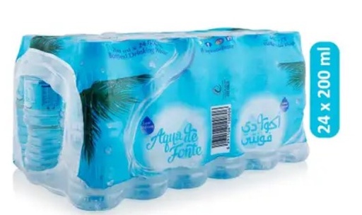 Aqua De Fonte Bottled Drinking Water - 24 x 200 ml