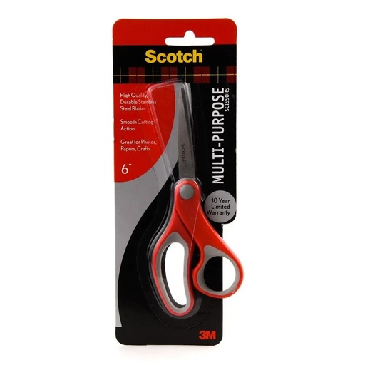 3M 1426 Scotch Multi-Purpose Scissors ,  6inches