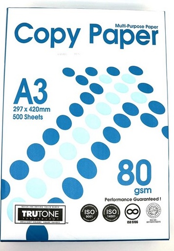 COPY Brand Photocopy Paper - A3, 80gsm (5 reams/box)