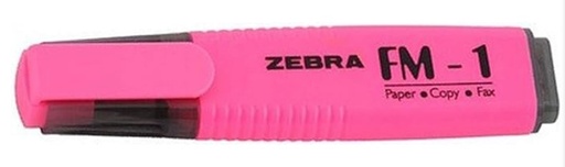 Zebra FM-1 Highlighter , Pink (Pack of 12)