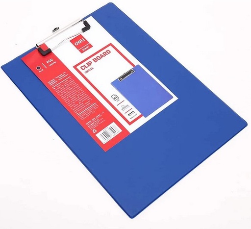 Deli 38153A Clip Board A4 - Blue