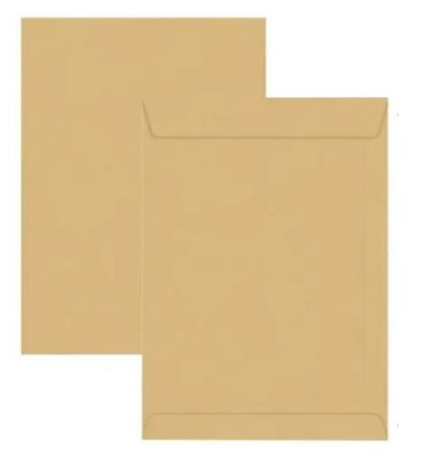 Hispapel HM1690DEX ,12x10 ( A4) Manila Envelope ,90gsm ( Brown) Box of 250