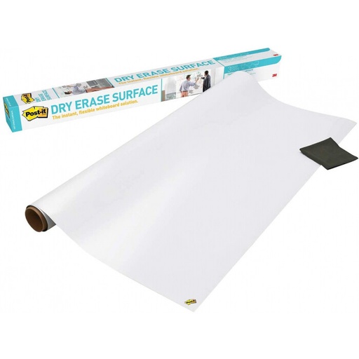 3M Post-it Dry Erase Surface - 120 x 180cm, White