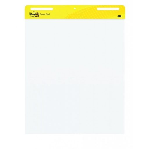 3M Post-it Super Sticky Easel Pad 559. 25 x 30 in (77.5 x 63.5cm), White Paper, 30 Sheets/Pad