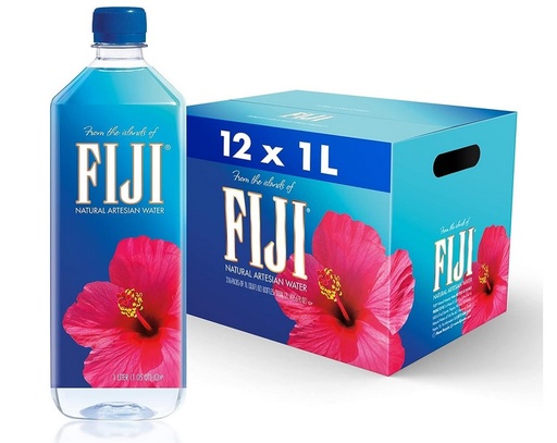 [10230] Fiji Bottled Natural Mineral Water 1 Liter (Case of 12)
