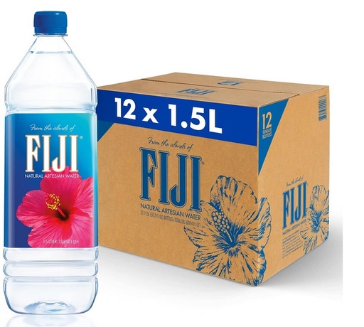 [10233] Fiji Bottled Natural Mineral Water 1.5 Liter (Case of 12)