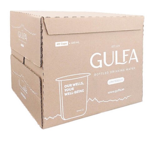 [10276] GULFA Mineral Water Cups  100ml (Box of 48)