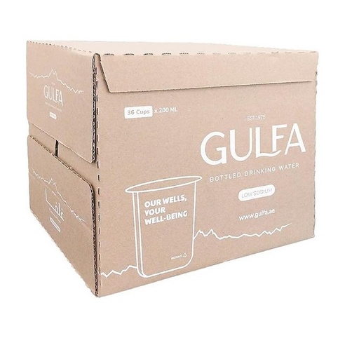 [10278] GULFA Mineral Water Cups 200ml (Box of 36)