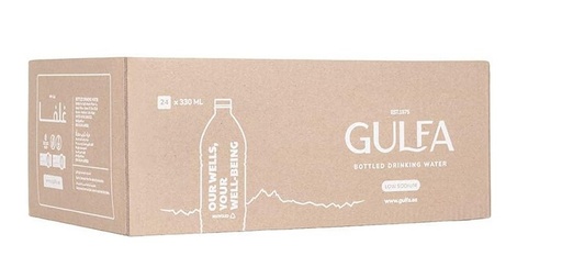 [10281] GULFA Drinking Water Bottle 330ml - Case of 24