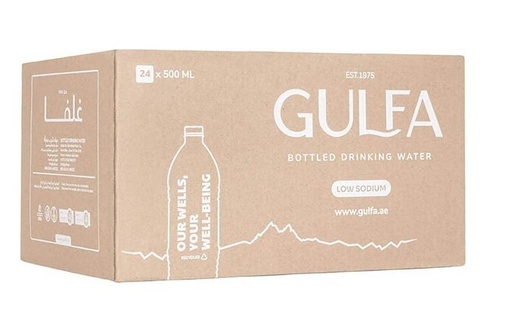 [10282] GULFA Drinking Water Bottle 500ml - Case of 24