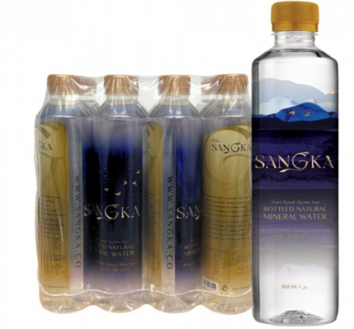 [10968] Sangka Natural Alkaline Water 552ml - Pack of 12