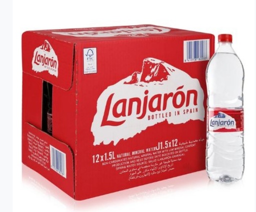 [10354] Lanjarón Pure Natural Mineral Water 1.5L - Case of 12
