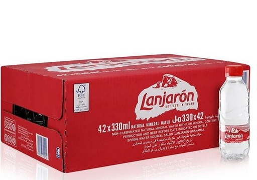 [10357] Lanjarón Pure Natural Mineral Water 330ml - Case of 42