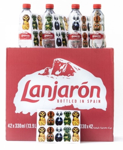 [10355] Lanjarón Pure Natural Mineral Water For Kids 330ml - Case of 42