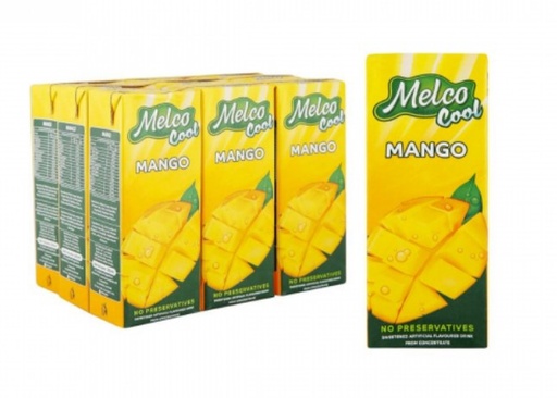 [10879] Melco Cool Long Life Mango Drink 250ml - Pack of 9