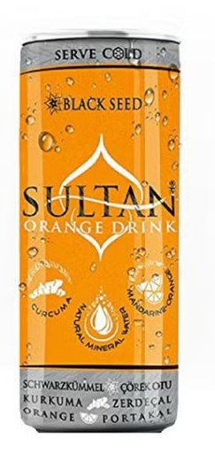 [10689] Sultan Orange Drink 250ml - (Pack of 24 in Cans)
