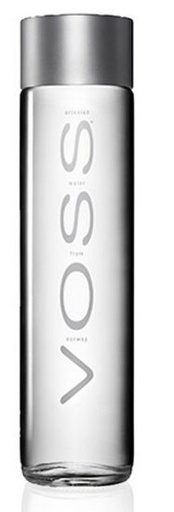 [10742] Voss Sparkling Mineral Water Glass 375 ml - Case of 12