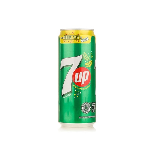 7UP Carbonated Soft Drink 330ml (Pack of 24 in Cans)
