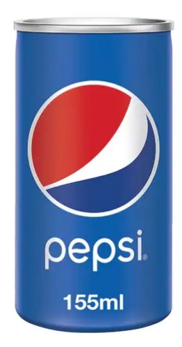 Pepsi Regular Cola Carbonated Soft Drink, Mini Can - 155ml - per piece