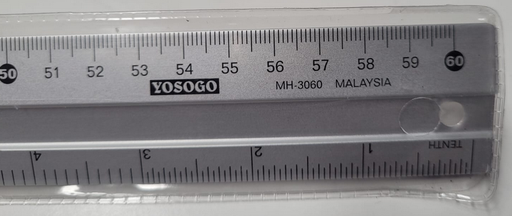 YOSOGO MH-3060 Aluminum Ruler , 60cm